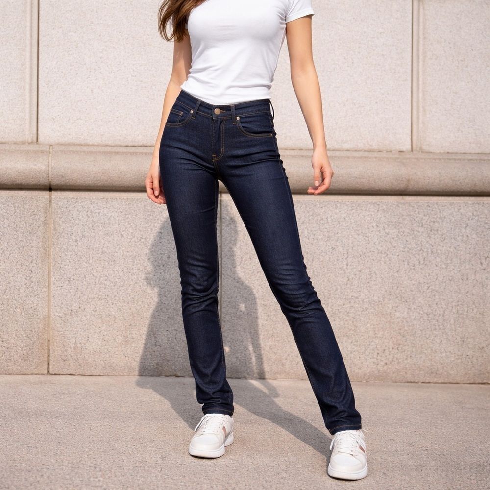Nudie Jeans Thin Finn Dry Ecru Embo – Slim Organic Denim - New Without Tags